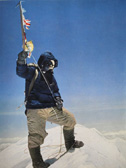  Tenzing Norgay on the summit of Mt Everest, photo by  Ed Hillary,  29 May, 1953